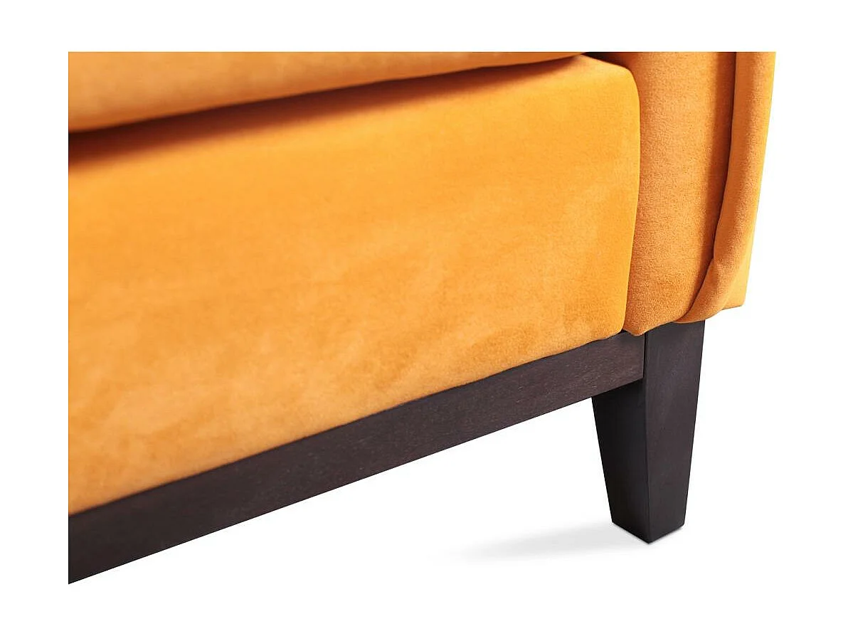 SOFA 2-SITZER Belweder Velours gelb