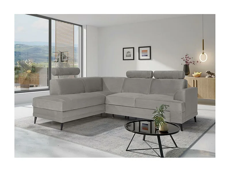 CANAPE COUCHER Kordian gauche beige