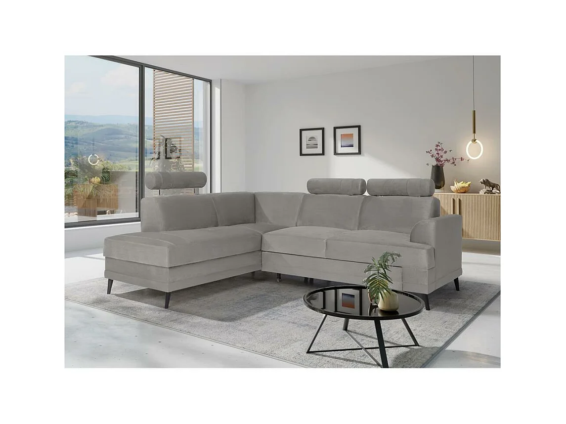 CANAPE COUCHER Kordian gauche beige