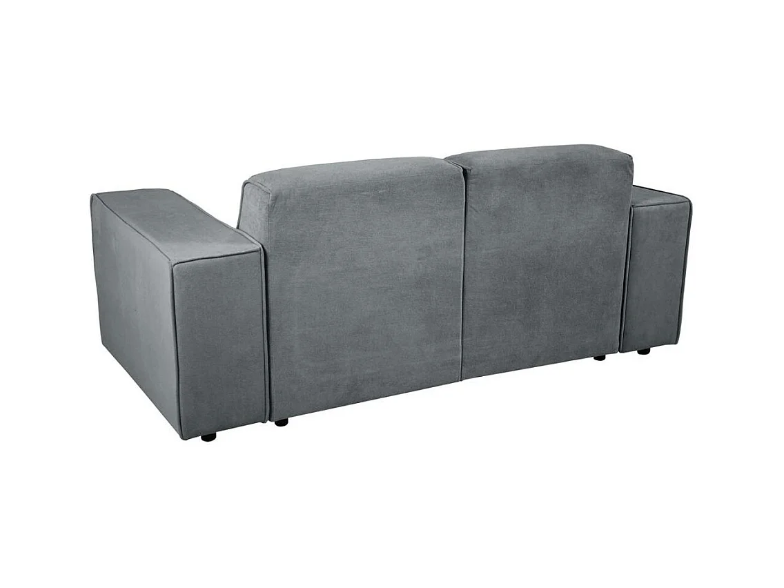 2-SITZER SOFA Pedro ohne Schlaffunktion grau