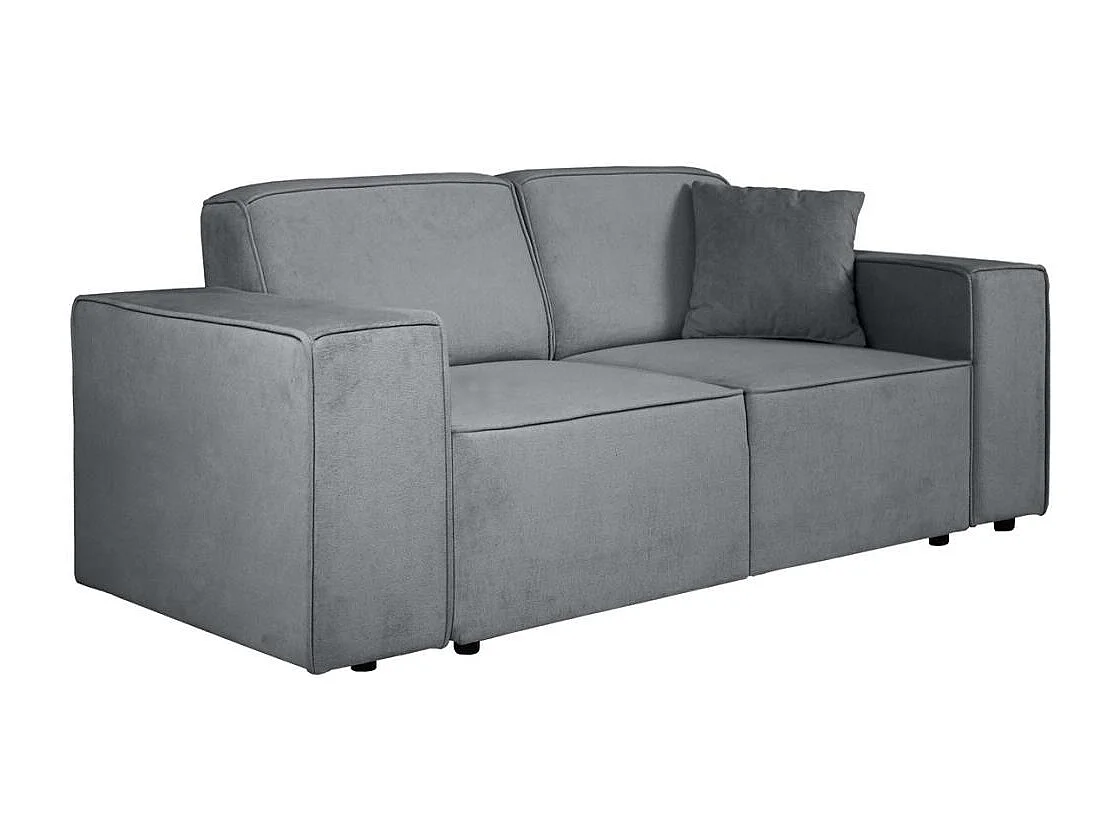 2-zitsbank Pedro zonder slaapfunctie grijs