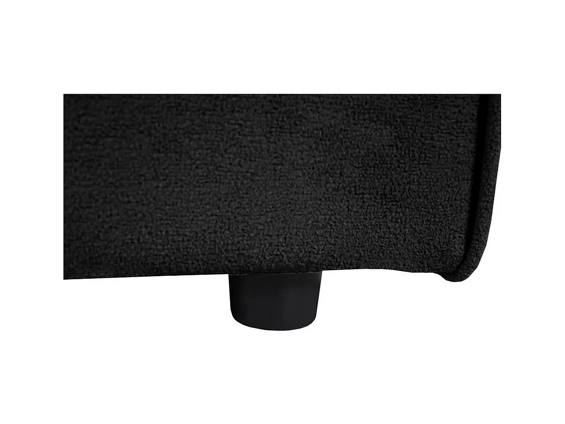 2-SITZER SOFA Pedro ohne Schlaffunktion schwarz