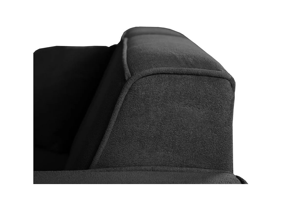 2-SITZER SOFA Pedro ohne Schlaffunktion schwarz