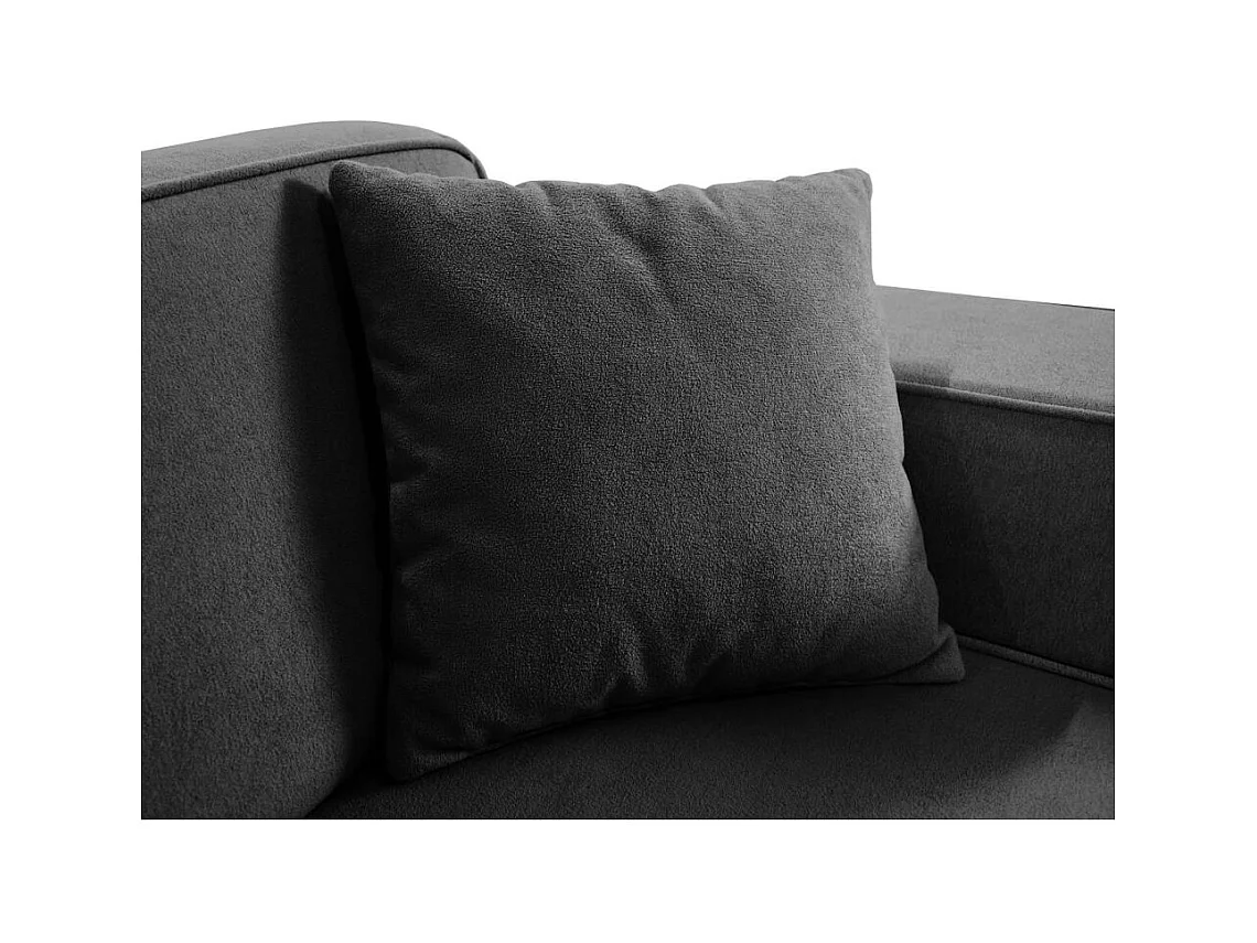 2-SITZER SOFA Pedro ohne Schlaffunktion schwarz