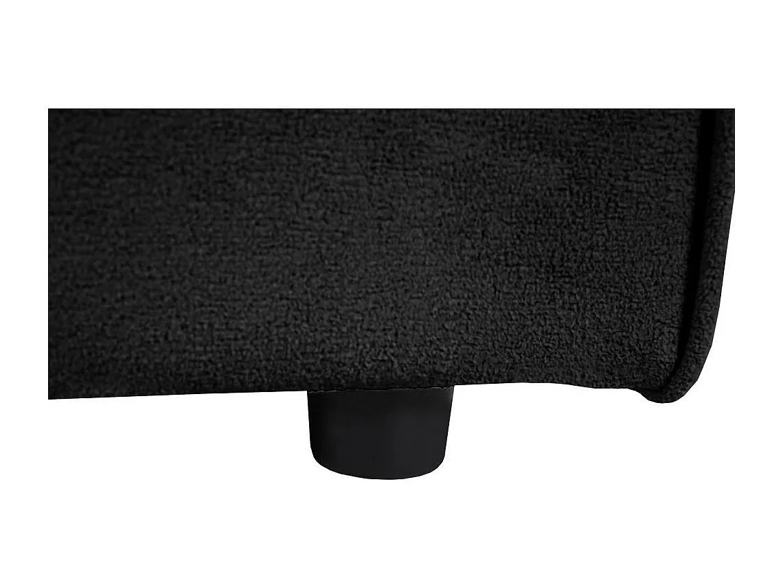 CANAPE 2 PLACES Pedro sans fonction sommeil noir