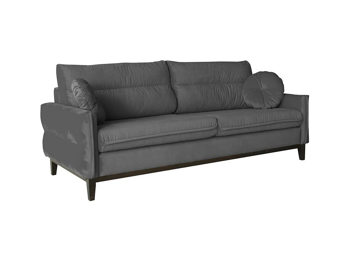 SOFA 2-SITZER Belweder Velours grau
