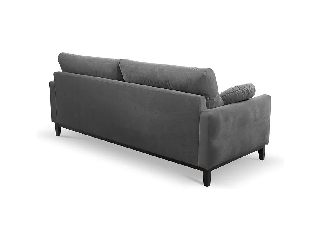 SOFA 2-SITZER Belweder Velours grau
