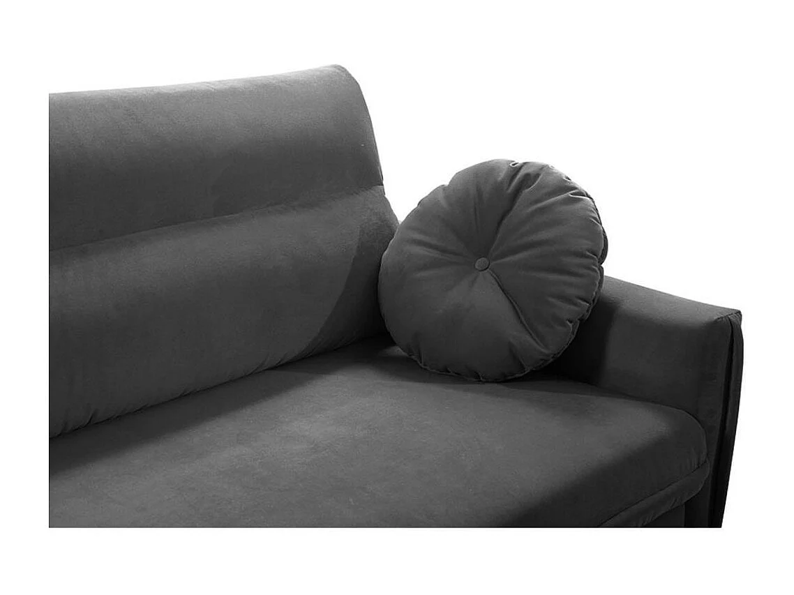 SOFA 2-SITZER Belweder Velours grau