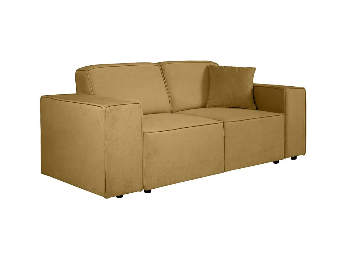2-SITZER SOFA Pedro ohne Schlaffunktion gelb
