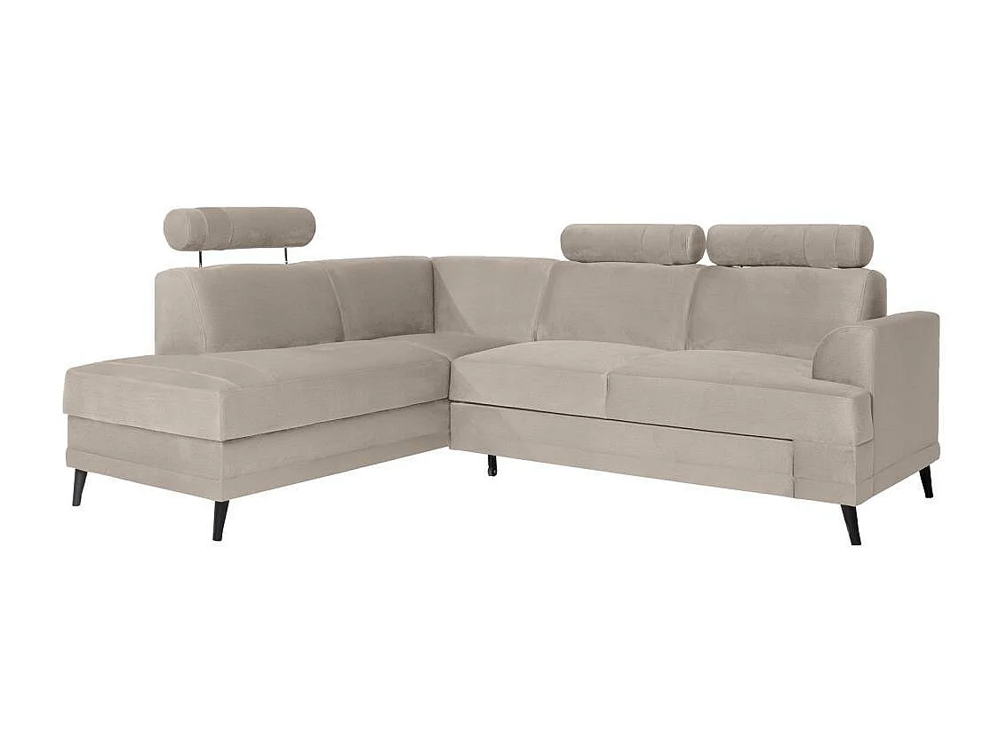 CANAPE COLLECTIF Kordian gauche beige clair