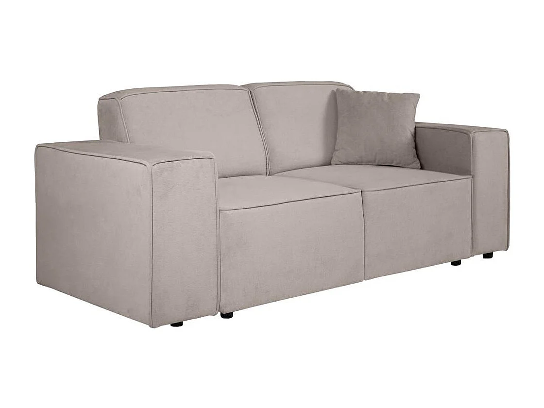 CANAPE 2 PLACES Pedro sans fonction sommeil beige