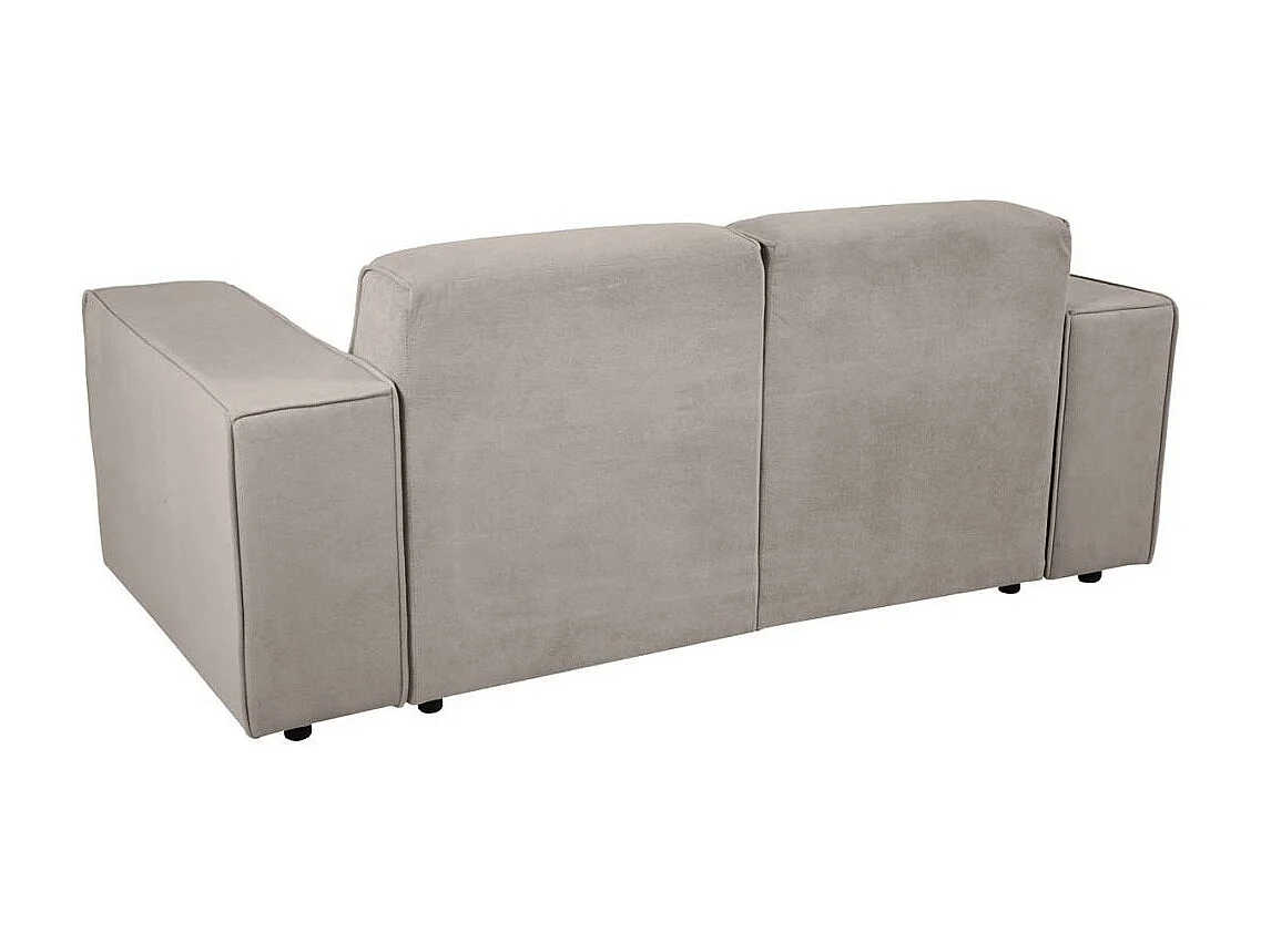CANAPE 2 PLACES Pedro sans fonction sommeil beige