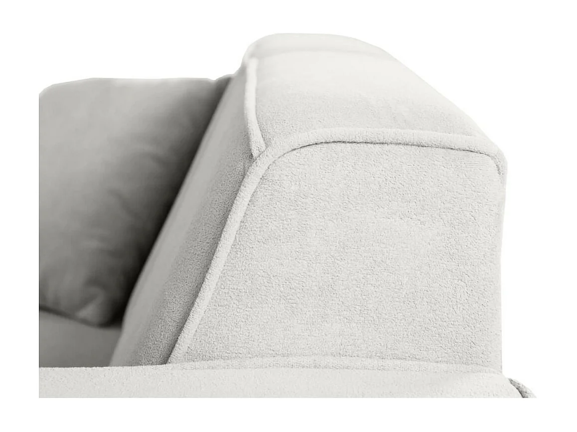 CANAPE 2 PLACES Pedro sans fonction sommeil beige clair