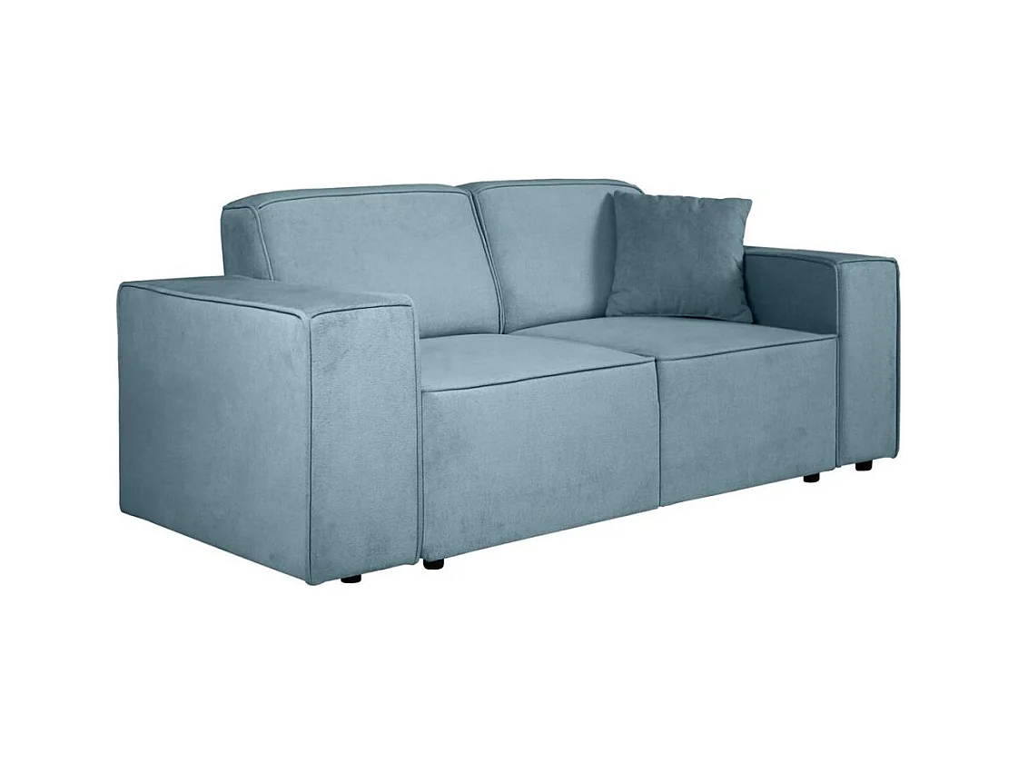 2-SITZER SOFA Pedro ohne Schlaffunktion blau