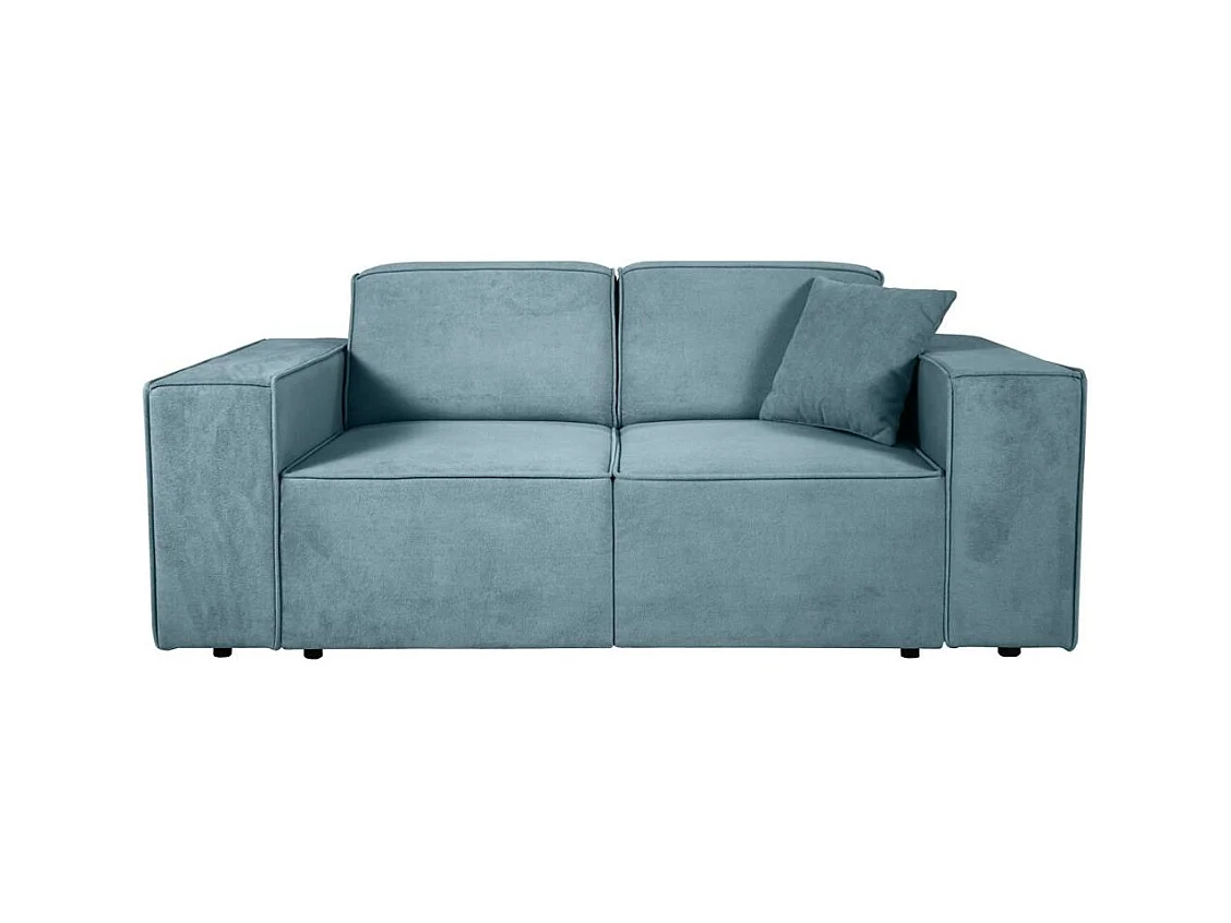 2-SITZER SOFA Pedro ohne Schlaffunktion blau