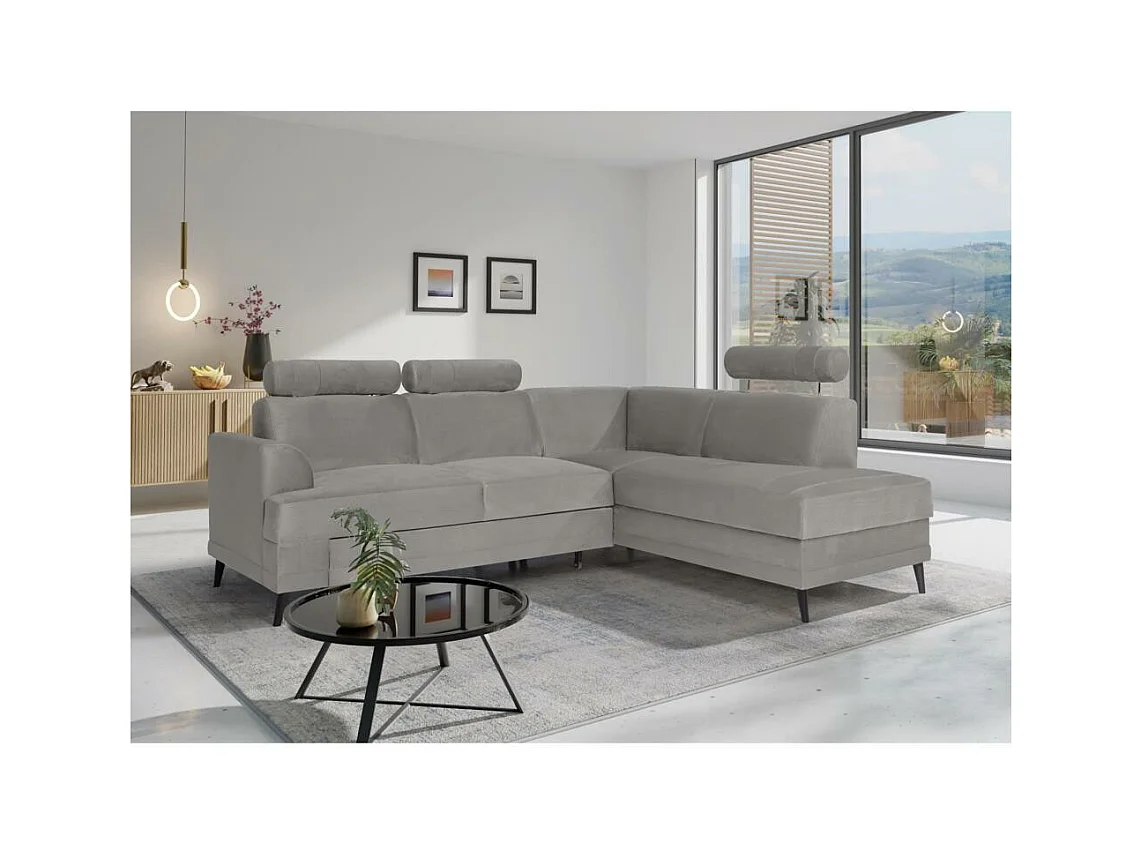 ECKSCHLAFSOFA Kordian rechts beige