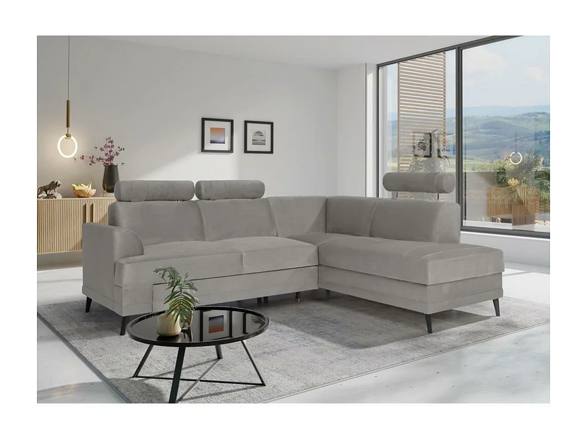 Hoekslaapbank Kordian rechts beige