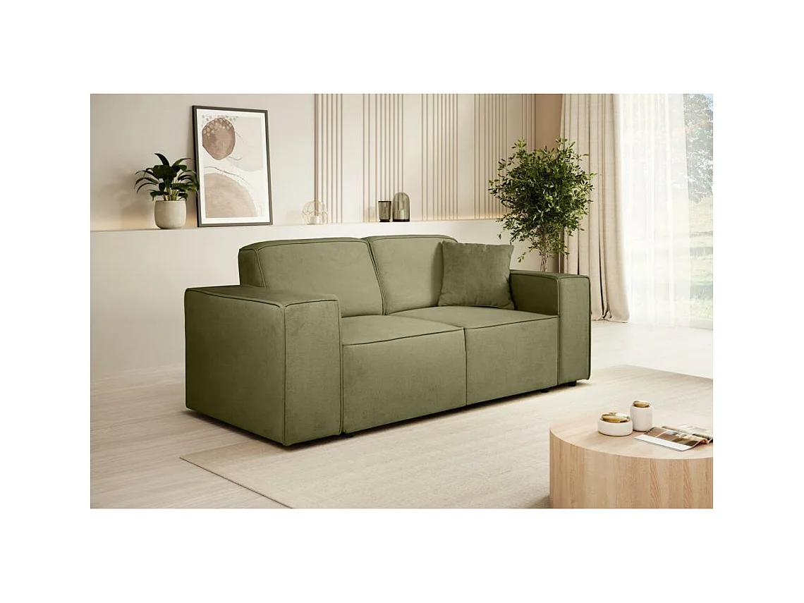 2-SITZER SOFA Pedro ohne Schlaffunktion grün