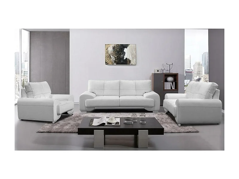 SOFA 2-SITZER Omega weiß