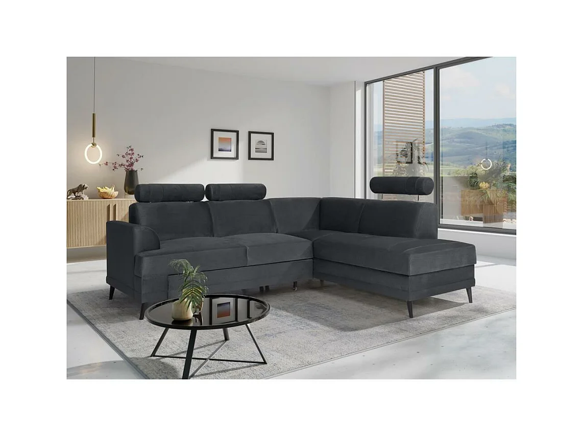 ECKSCHLAFSOFA Kordian rechts graphit