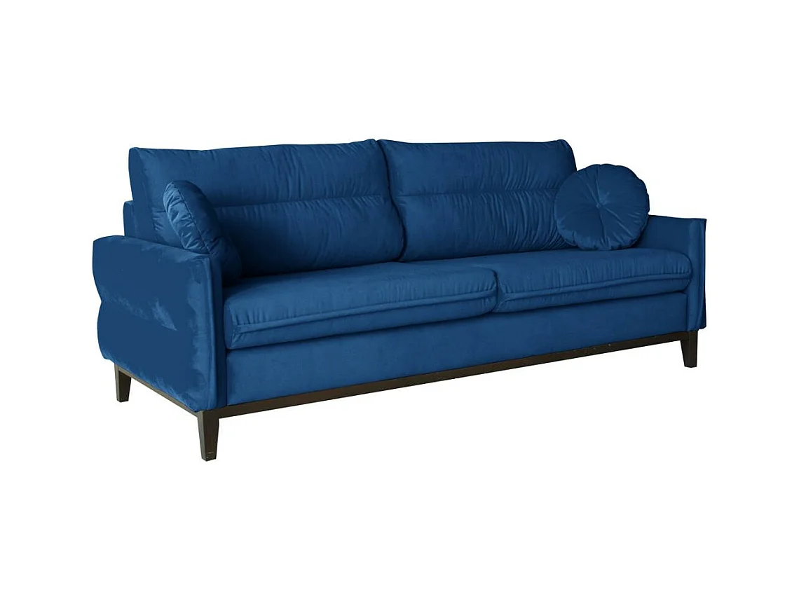 SOFA 2-SITZER Belweder Velours dunkelblau