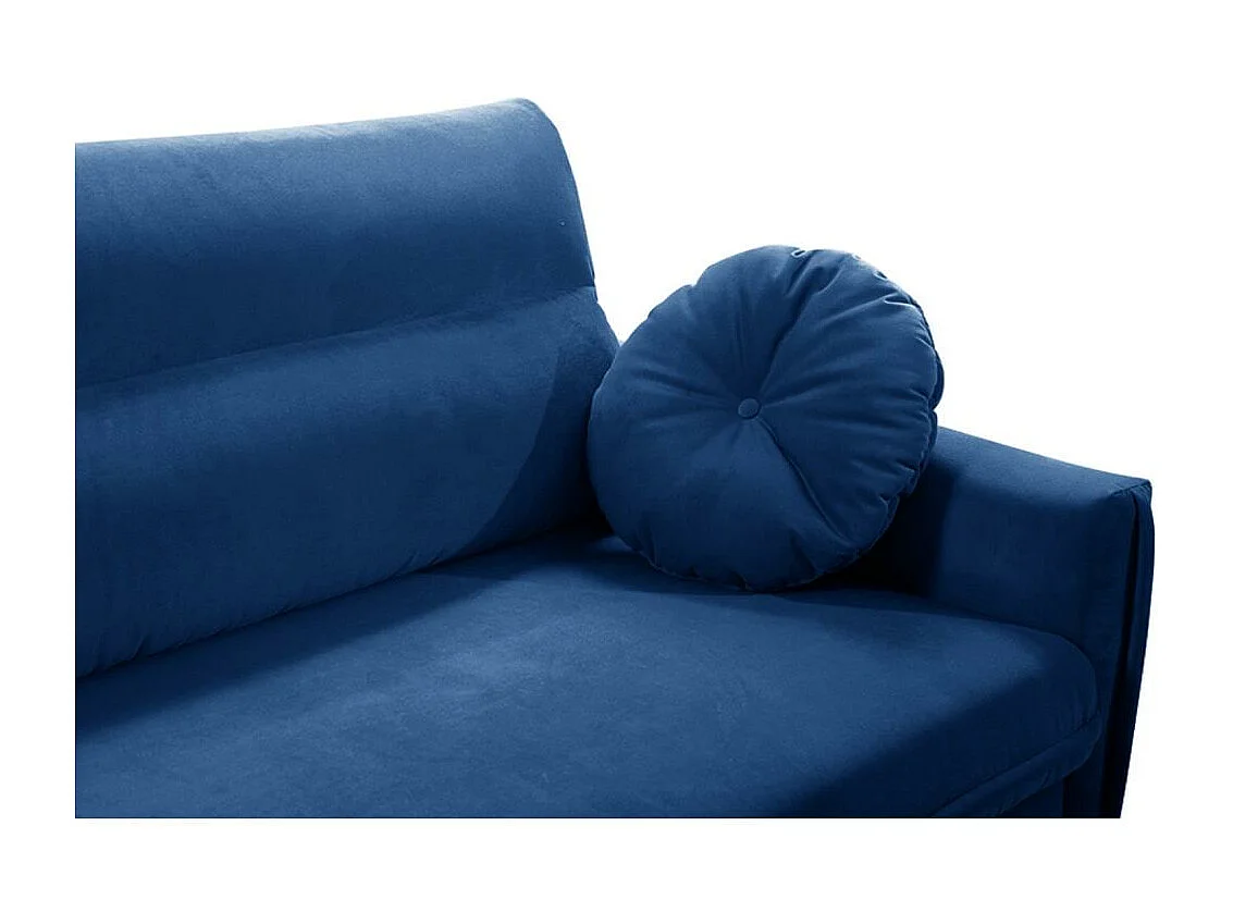 SOFA 2-SITZER Belweder Velours dunkelblau