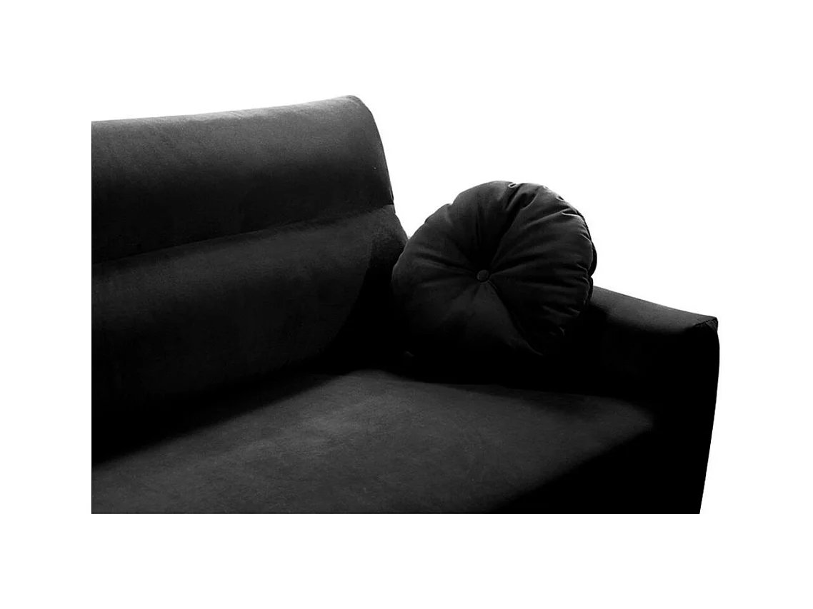 SOFA 2-SITZER Belweder Velours schwarz