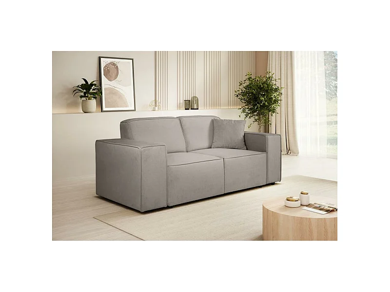 2-SITZER SOFA Pedro ohne Schlaffunktion cappuccino