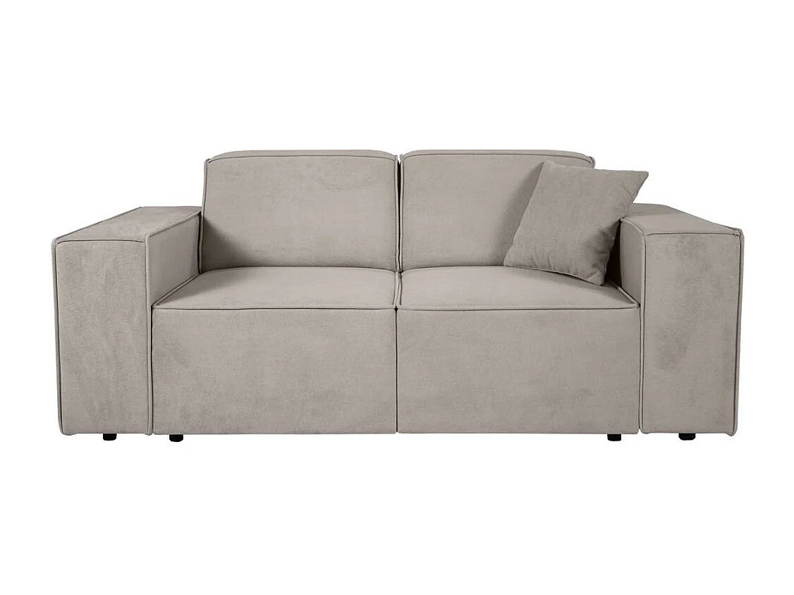 CANAPE 2 PLACES Pedro sans fonction sommeil cappuccino
