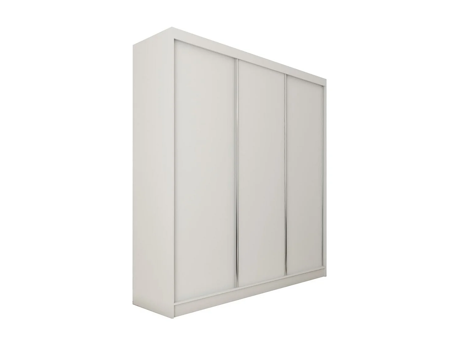 ARMOIRE À PORTES FERMÉES Mario 240/216/61 blanc avec tiroirs