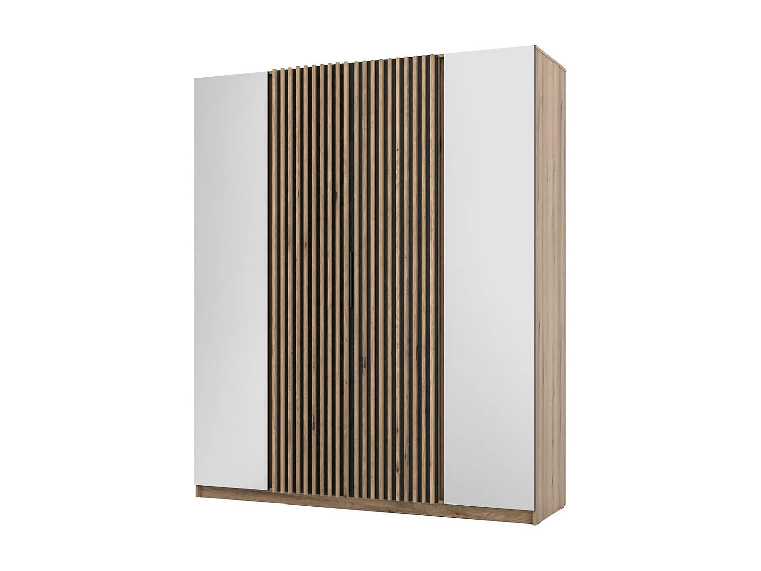 DREHTÜRENSCHRANK Kaya 200/62/239 4-Türig mit zwei Spiegel