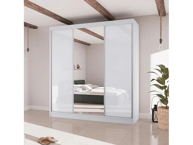 ARMOIRE À PORTES FERMÉES Velis II 200/61/215 blanc