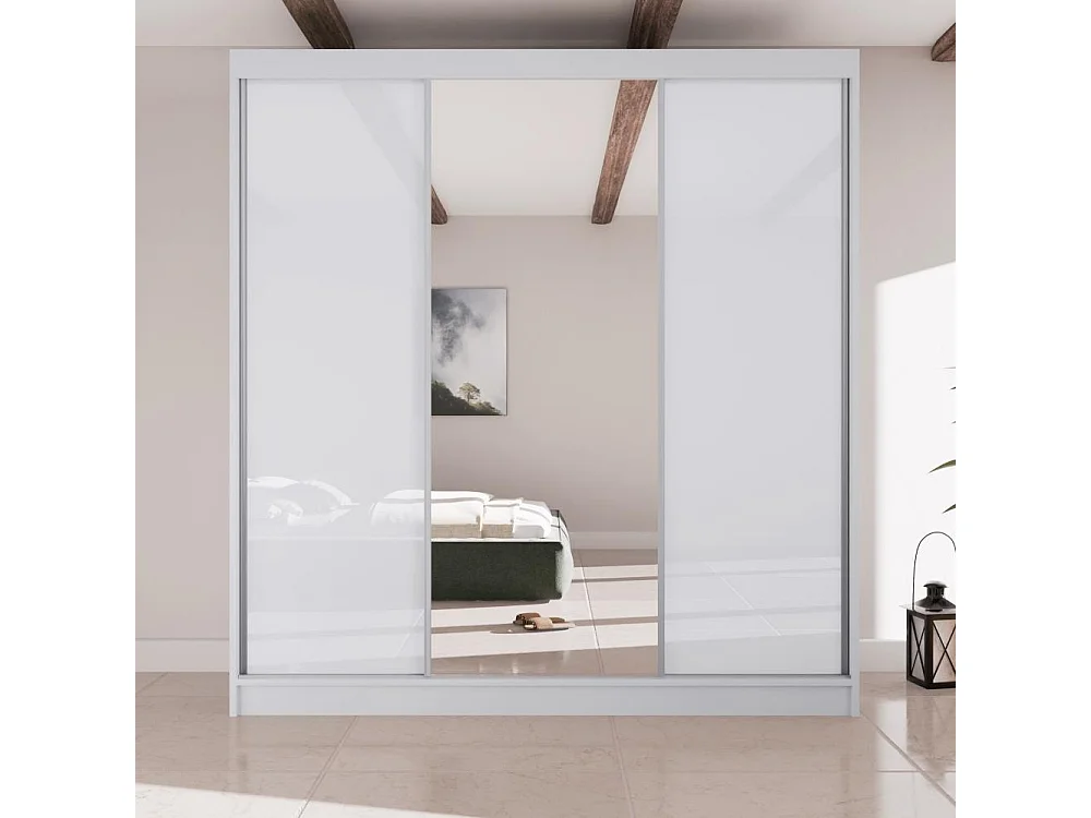 ARMOIRE À PORTES FERMÉES Velis II 200/61/215 blanc