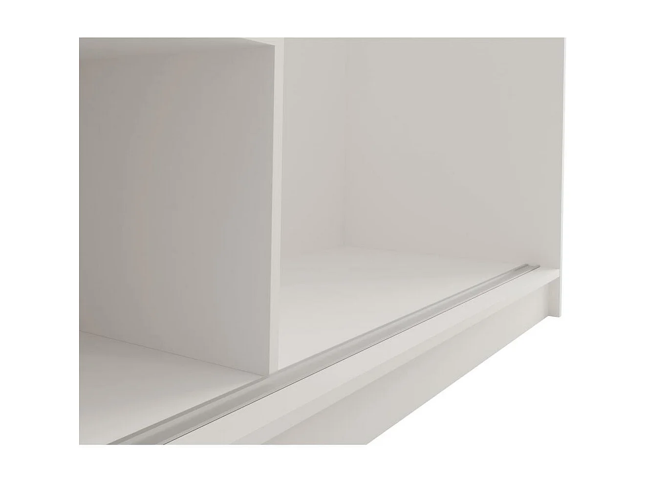 ARMOIRE A PORTES FERMÉES Gaja 150/216/61 graphite avec miroir et blocs-tiroirs