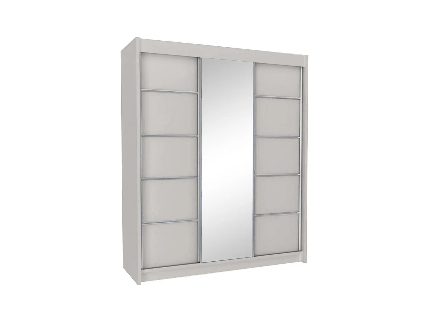 ARMOIRE A PORTES FERMÉES Marika 240/216/61 kashmir avec miroir et blocs-tiroirs