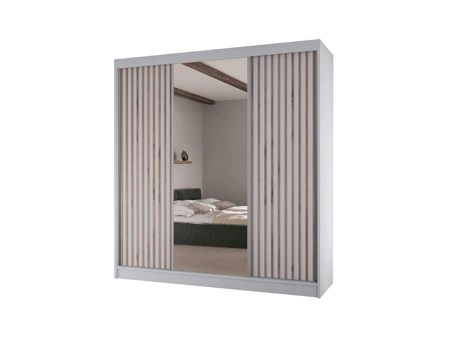 Hangkast Lico II 200/61/215 wit