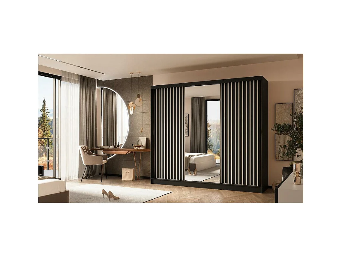 Hangkast Helix 240/216/61 zwart+wit