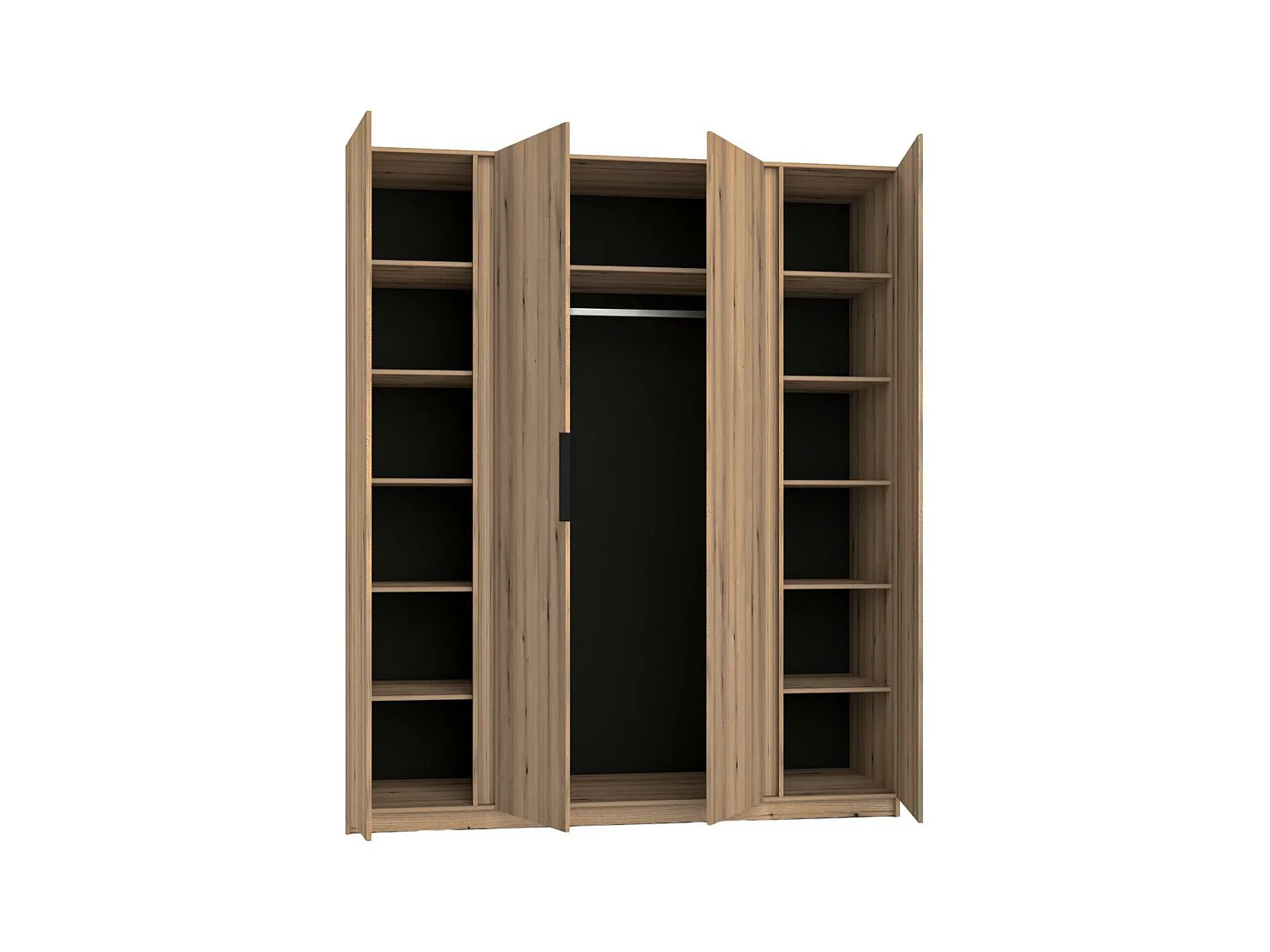 ARMOIRE A PORTES TROIS Kaya 200/62/239 4 portes avec deux miroirs