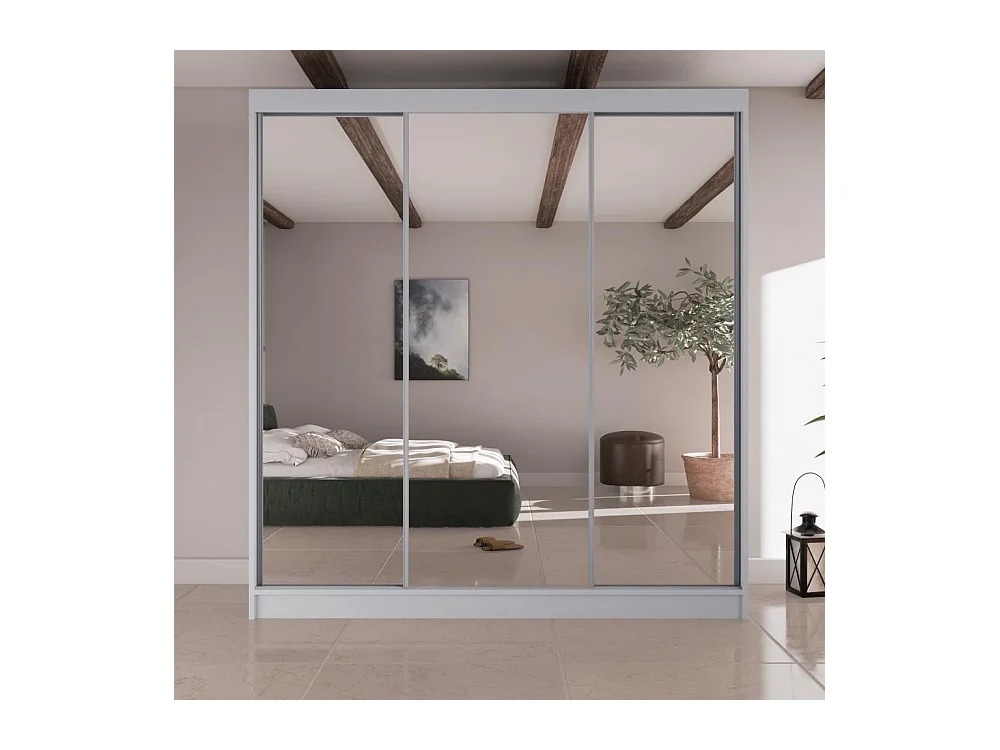 ARMOIRE À PORTES FERMÉES Homa II 200/61/215 blanc