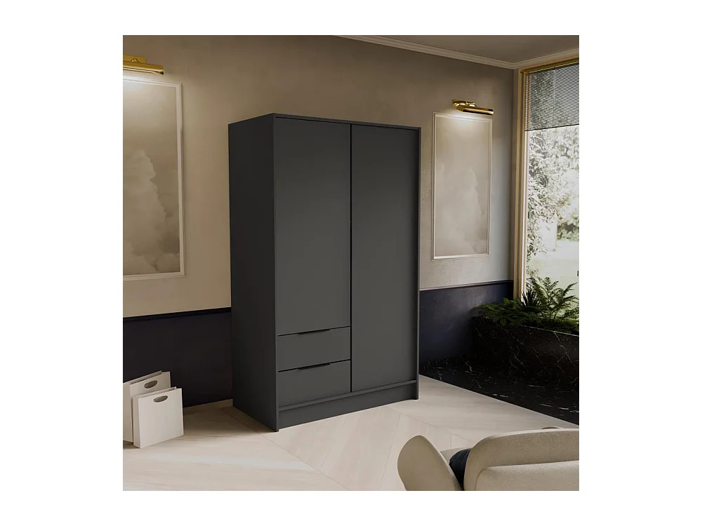 SCHWEBETÜRENSCHRANK Niko 100/51/200 cm graphit