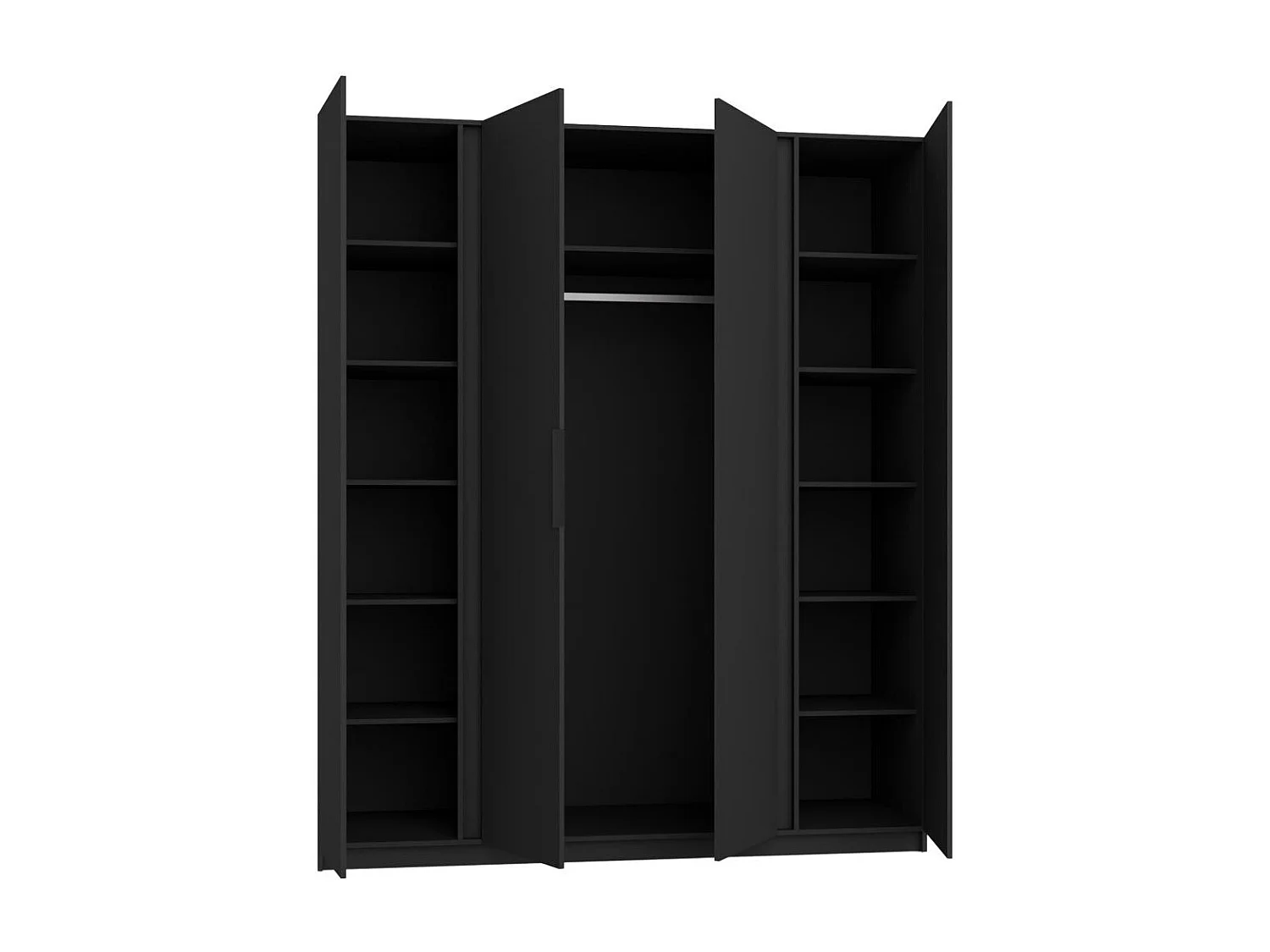 DREHTÜRENSCHRANK Kaya 200/62/239 4-Türig mit Lamellen