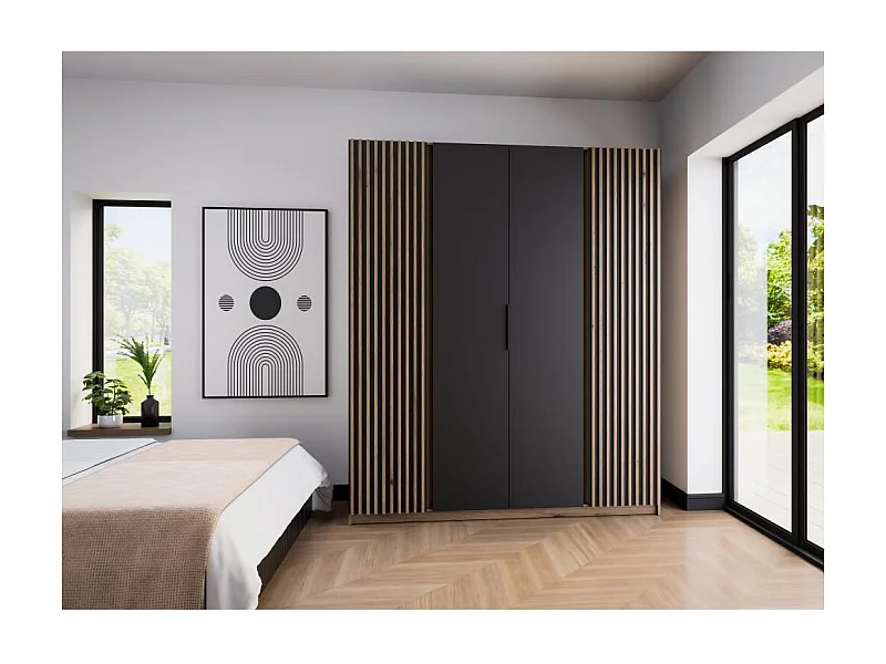 ARMOIRE À PORTES TROIS Kaya 200/62/239 4 portes avec lamelles