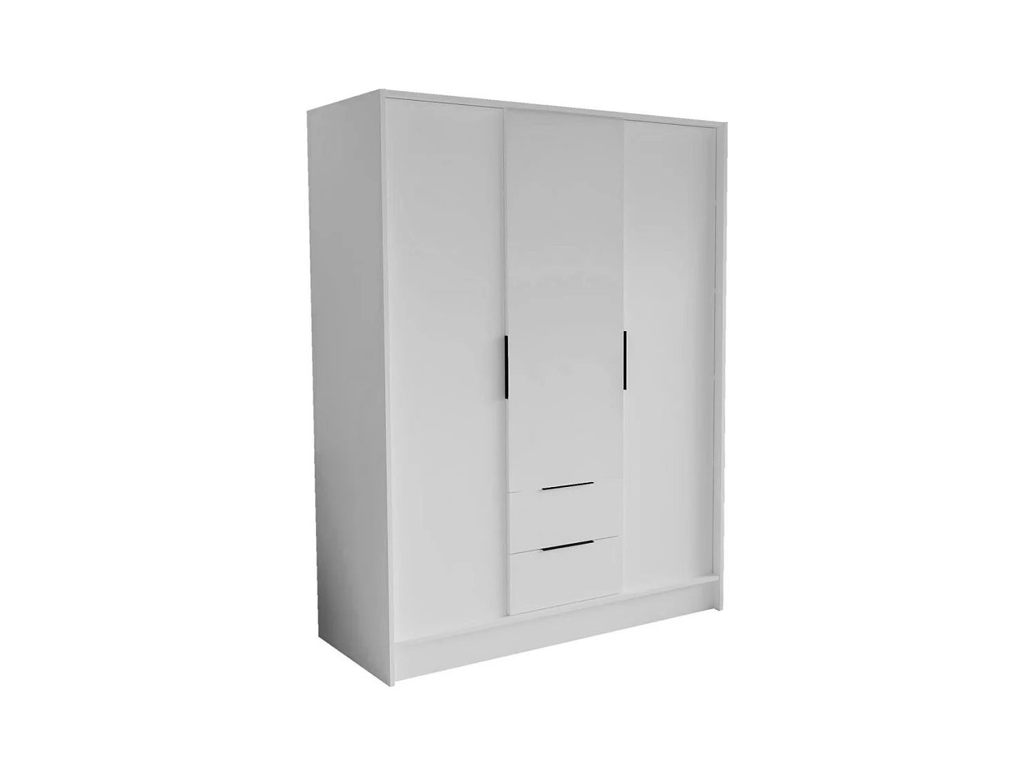 ARMOIRE À PORTES TOURNANTES Niko 150/51/200 cm blanc