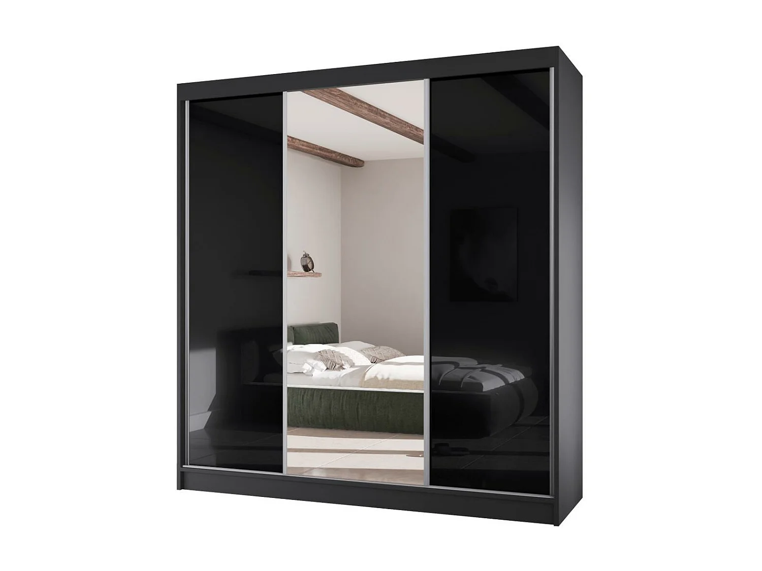 Hangkast Velis II 200/61/215 zwart