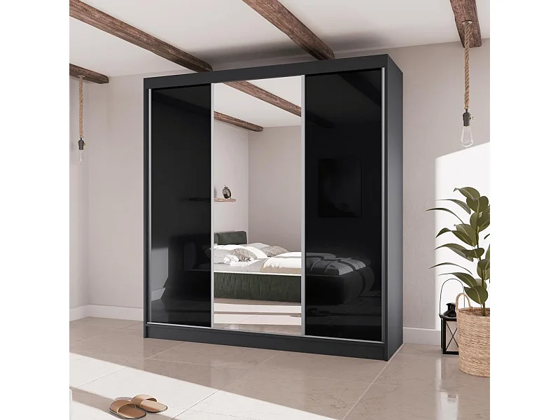 Hangkast Velis II 200/61/215 zwart