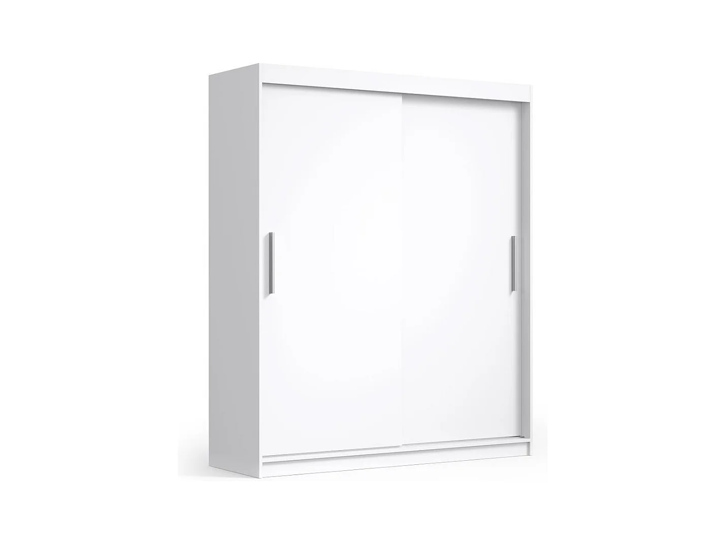 ARMOIRE A PORTES FERMÉES Katrina blanc 200/215,5/59 cm 2 portes