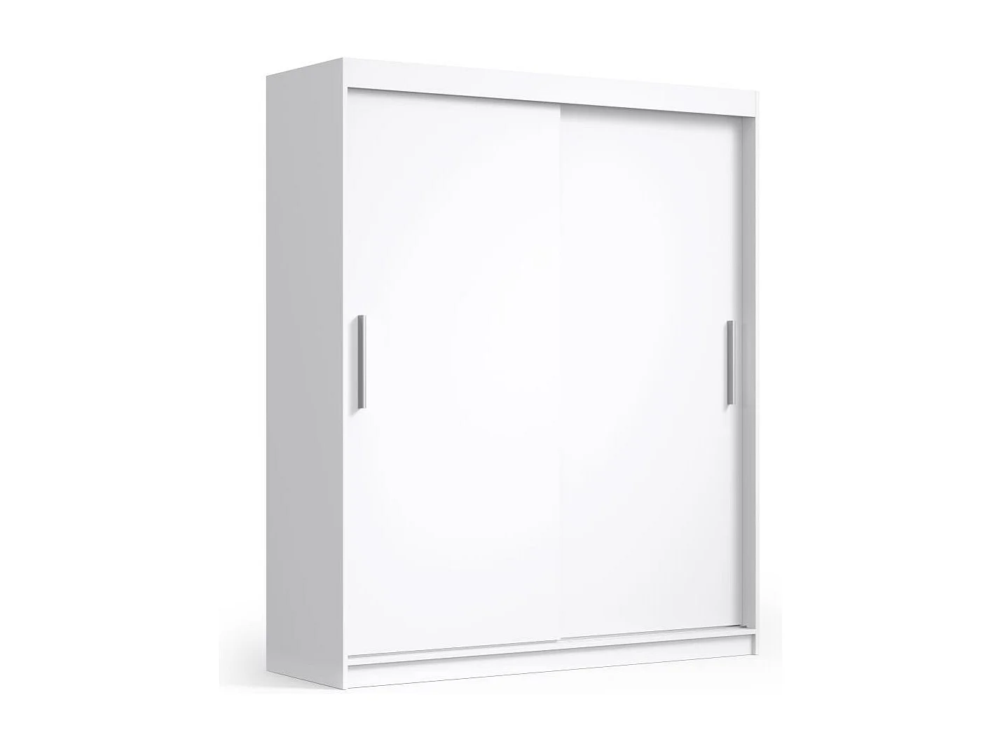 ARMOIRE A PORTES FERMÉES Katrina blanc 200/215,5/59 cm 2 portes