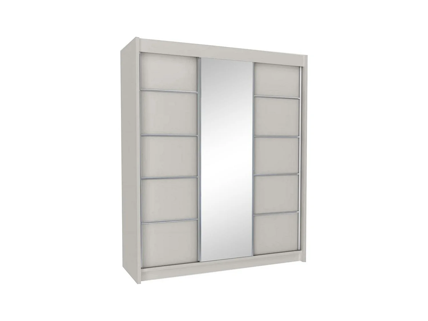 Hangkast Marika II 240/216/61 kasjmier met spiegel en laden