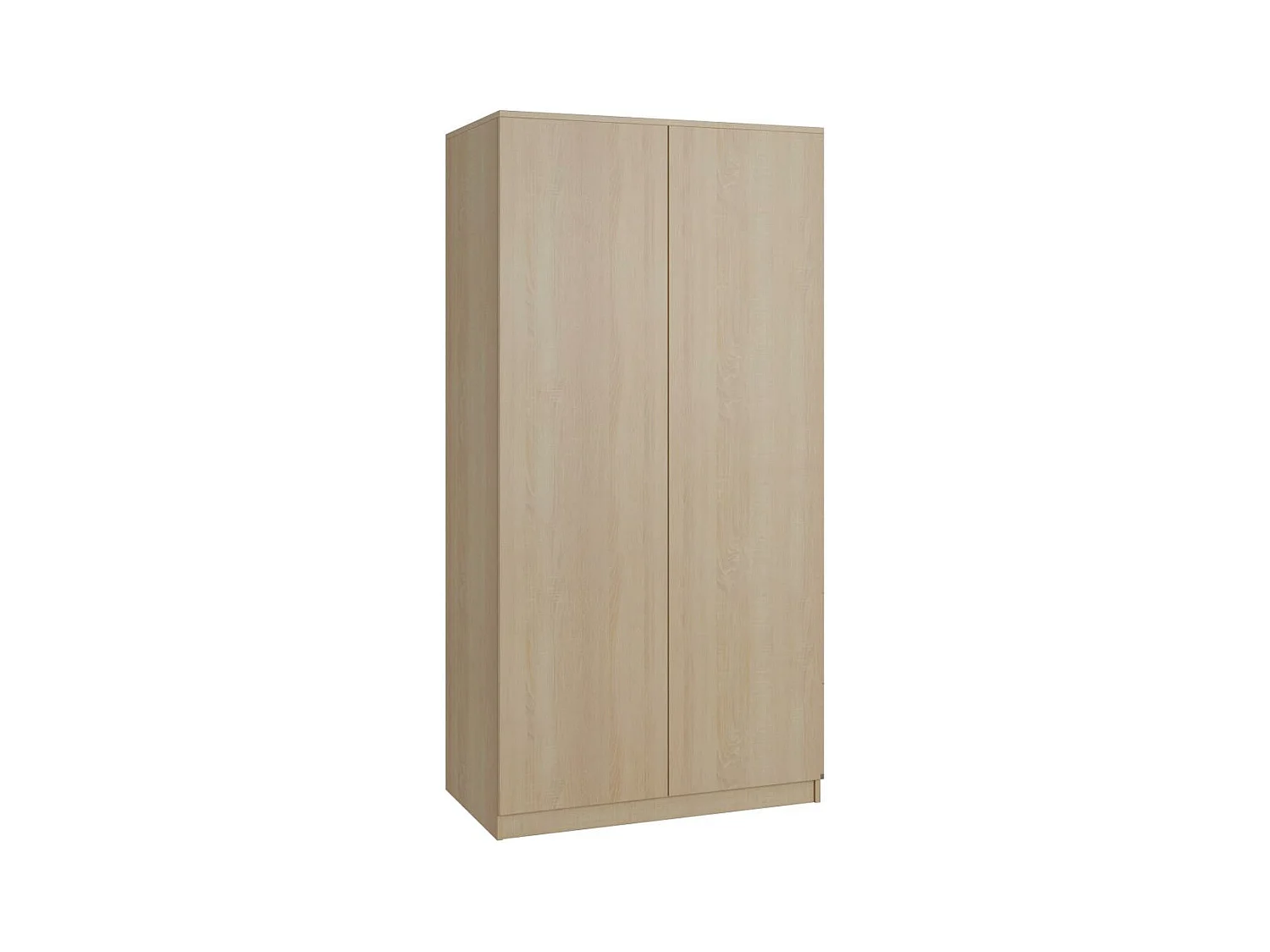 ARMOIRE À PORTES TIRÉES Classic 90/180/50 cm 2 portes chêne Sonoma
