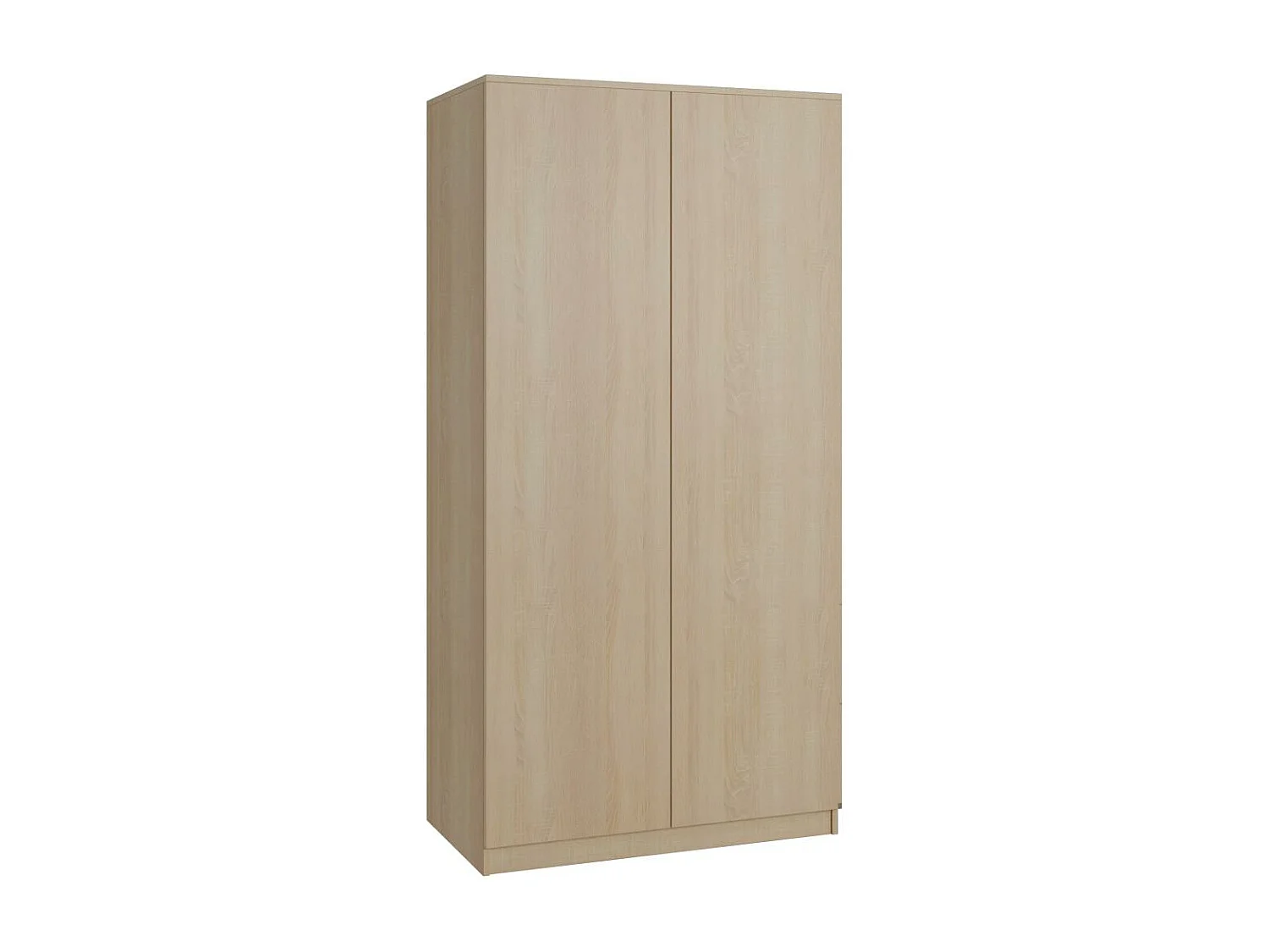 ARMOIRE À PORTES TIRÉES Classic 90/180/50 cm 2 portes chêne Sonoma